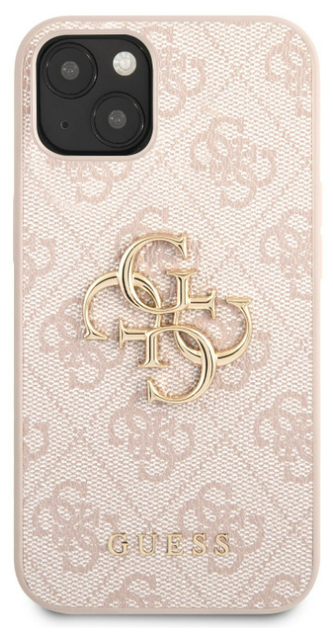 Guess Big 4G Metal Logo Case iPhone 13 mini, Pink