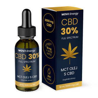 MOVit Energy CBD 30% Full Spectrum MCT olej 10 ml