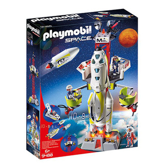 Mars-Rakete mit Start- | Rampe, Playmobil, Bausteine,Konstruktion | PLA9488