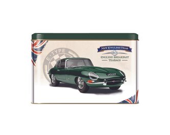 New English Teas čaj plechovka RS90, 40 sáčků, E-TYPE JAGUAR, NET