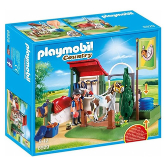 Mycí box pro koně Playmobil, Jezdecký dvůr, 40 dílků