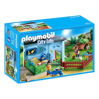 Chovná stanice pro malá zvířátka Playmobil, Život ve městě, 60 dílků