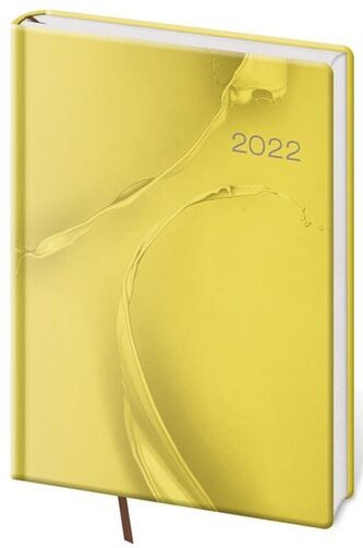 Diář 2022 Vario - Yellow design, týdenní, A5