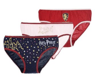 SADA 3 KS KALHOTKY HARRY POTTER bio - velikost 4-5