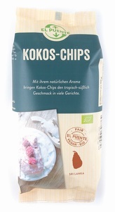 El Puente Bio kokosové chipsy ze Šrí Lanky, 80 g