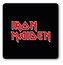 Tácek pod sklenici Iron Maiden: Logo (10 x 10 cm)