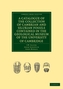 A Catalogue of the Collection of Cambrian and Silurian Fossils Contained in the Geological Museum of the University of Cam