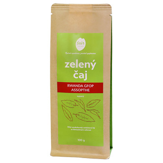 Fairobchod Zelený čaj Rwanda GFOP Assopthe, větší balení Hmotnost: 500 g