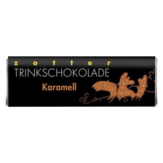 Zotter Bio horúca mliečna čokoláda s karamelom, 22 g
