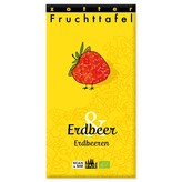 Zotter Bio jahodová čokoláda s jahodami, 70 g