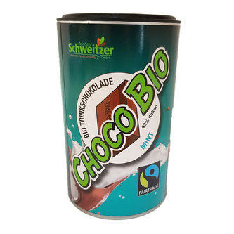 Schweitzer Bio horká čokoláda s mátovým aroma, 250 g