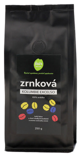 Fairobchod Zrnková káva Kolumbie Excelso, 250 g