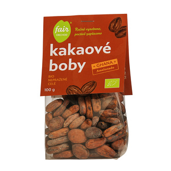Fairobchod Bio nepražené kakaové boby Ghana Amelonado, 100 g