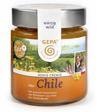 Gepa Květový med z Chile, krémový, 500 g