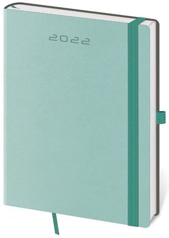 Diář 2022 Flexies - mátový, týdenní, B6