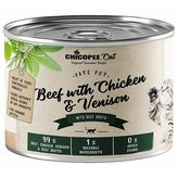 CHICOPEE KITTEN paté hovězí, kuřecí, zvěřina konzerva pro koťata 195 g - DOPRODEJ