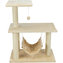 Škrábadlo MORELLA s houpačkou 96cm - béžové