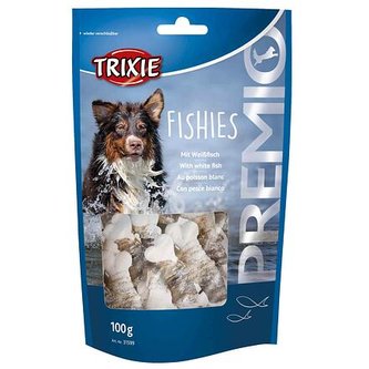 PREMIO Fishies - kalciová kost obtočená rybí kůží 100 g