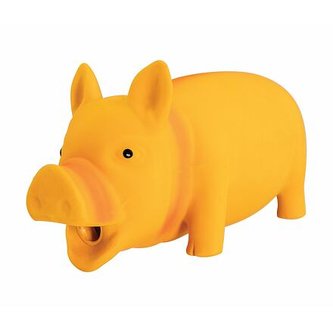 Prasátko se zvukem a výplní 23cm, latex, HipHop