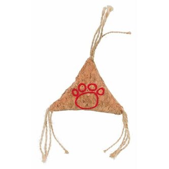 Korkový triangl hračka pro kočky 7 cm - DOPRODEJ