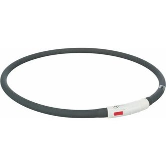 Flash USB svietiaci obojok XS-XL 70 cm / 10 mm, čierny (RP 0,30 €)