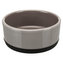 Keramická miska s gumovým okrajem, 0,4l/ ø 12cm, šedá