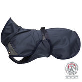 Softshellová bunda ASTON, tmavomodrá/šedá - DOPRODEJ - S:36cm, hruď:30-52cm, krk:30cm