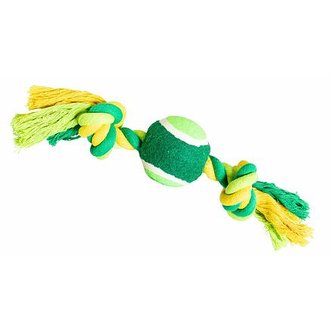 Uzel s tenisákem HipHop bavlněný 2 knoty 30 cm / 150 g limetková, zelená