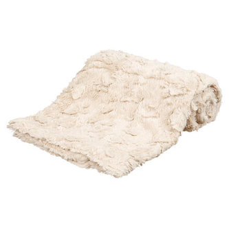 Plyšová deka COSY, béžová - 100 x 70cm