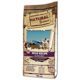 Natural Greatness Wild Recipe All B./kachna,krůta,kuře/12 kg