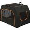 Transportní nylonový box Extend M 84x54x55 cm černo/oranžový - DOPRODEJ