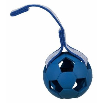 SPORTING míč s dírami na pásku, přírodní guma 7 cm/22 cm - DOPRODEJ