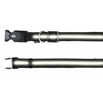Flash - svítící nylonový obojek XS-S 23-34cm/20mm černý (RP 2,10 Kč)