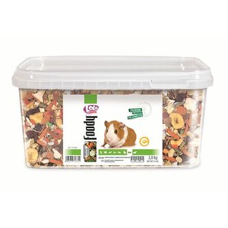 LOLO BASIC kompletné krmivo pre morčatá 3 L, 2 kg kýblik