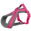 Nylonový postroj PREMIUM podšitý - fuchsie - M-L:hruď:50-90cm/25mm