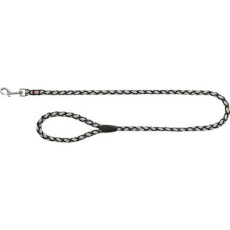 Vodítko CAVO kulaté reflexní - černá - S-M:1,00m/12mm