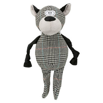 Wolf, látkový vlk, se zvukem, 32cm - DOPRODEJ