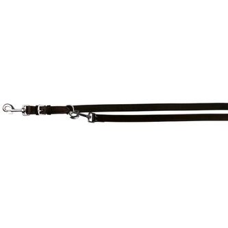 Vodítko kožené ACTIVE M-L 2,00m/18 mm,  - černé