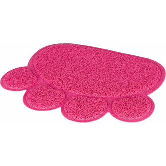 PVC predložka labka WC 40 x 30 cm, ružová