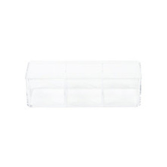 Compactor Organizér na kosmetiku a šperky Compactor 3 přihrádky - čirý plast woman