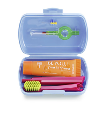 Curaprox Travel set modrý unisex