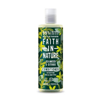 Faith in Nature Přírodní kondicionér s mořskou řasou pro všechny typy vlasů (Detoxifying Conditioner) Objem 400 ml woman