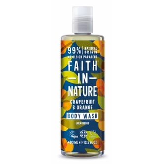 Faith in Nature Povzbuzující přírodní sprchový gel Grapefruit & pomeranč (Body Wash) Objem 400 ml woman