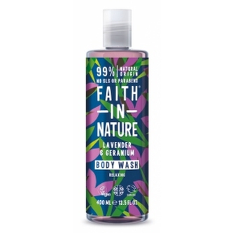 Faith in Nature Relaxační přírodní sprchový gel Levandule (Body Wash) Objem 400 ml woman