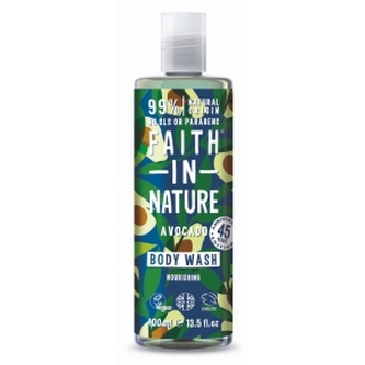 Faith in Nature Vyživující přírodní sprchový gel s avokádovým olejem (Body Wash) Objem 400 ml woman