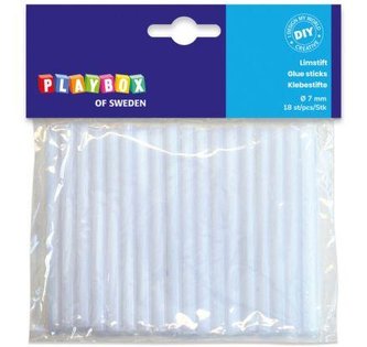 Playbox Náplň do tavnej pištole priemer 7 mm 18 ks Playbox Náplň do tavnej pištole priemer 7 mm 18 ks