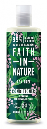 Faith in Nature Čisticí přírodní kondicionér pro normální a mastné vlasy Tea Tree (Cleansing Conditioner) Objem 400 ml woman
