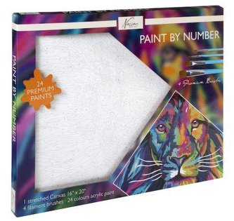 Nassau Malovaní na plátno 40 x 50 cm - Lev