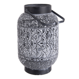 Svícen kov černý ORIENTAL 20x20x32 cm