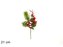 Přízdoba UH větvička jeřabiny/šípky 21 cm